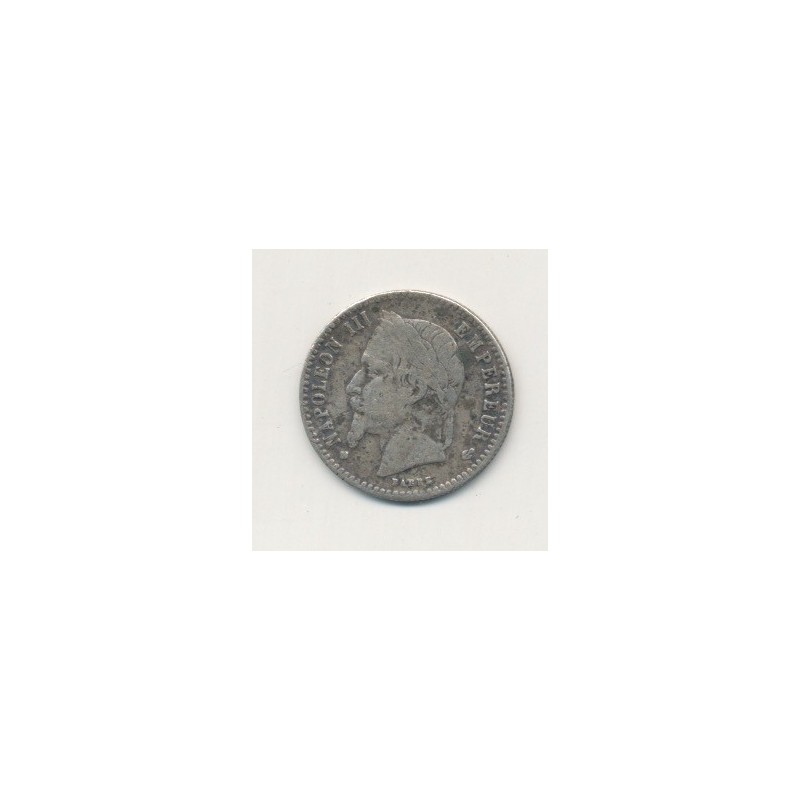 50 centimes Napoléon III - 1868 BB Strasbourg - Tête laurée