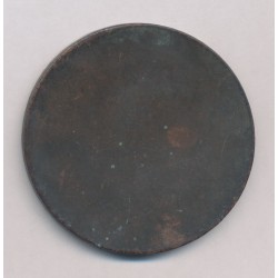 Plaque fiscale 1880 - 6 kilo 1/2 - véhicule à vapeur - TTB  2