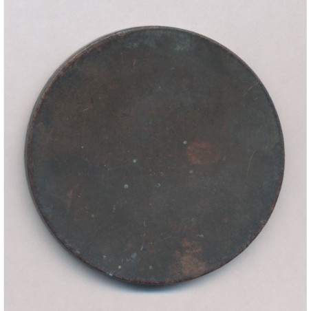Plaque fiscale 1880 - 6 kilo 1/2 - véhicule à vapeur - TTB 