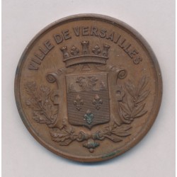 Médaille - Ville de Versailles - Cinquantenaire 1884 - bronze 43mm - SUP