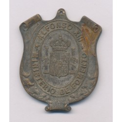 Plaquette - Alfonso XII ) Minis