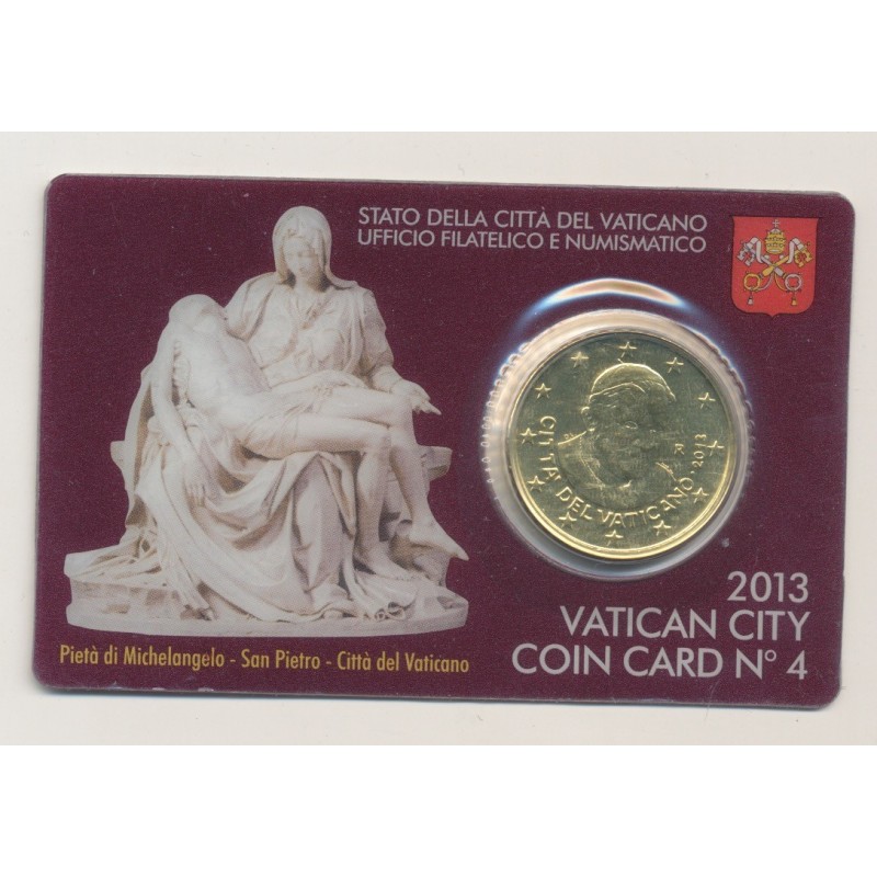 Coincard Vatican N°4 - 50 Cents 2013