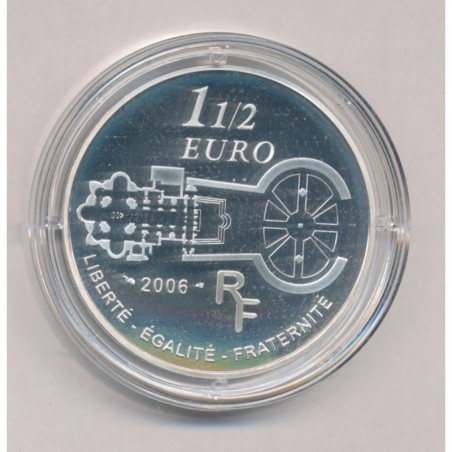 1,5 Euro 2006 - Basilique Saint-Pierre - argent Belle Epreuve