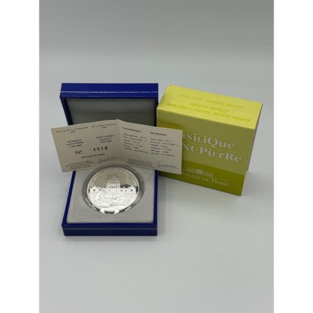 1,5 Euro 2006 - Basilique Saint-Pierre - argent Belle Epreuve
