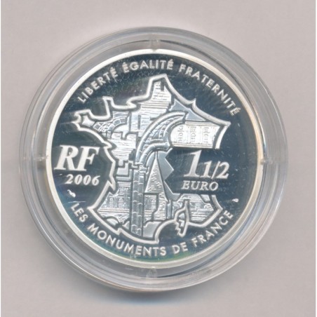 1,5 Euro 2006 - Arc de triomphe - argent Belle Epreuve