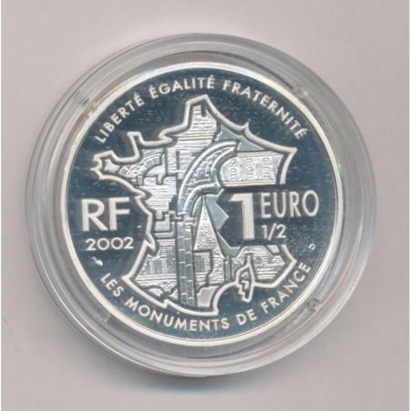 1,5 Euro 2002 - Montmartre - argent Belle Epreuve