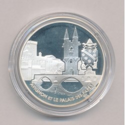 1,5 Euro 2004 - Avignon et Palais des papes - argent Belle Epreuve