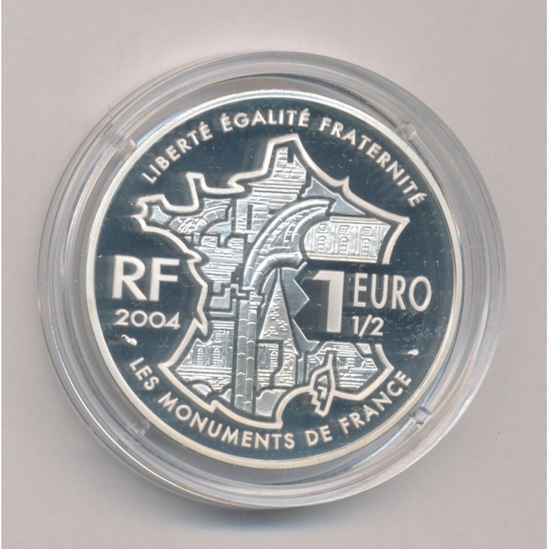 1,5 Euro 2004 - Avignon et Palais des papes - argent Belle Epreuve