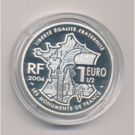 1,5 Euro 2004 - Avignon et Palais des papes - argent Belle Epreuve