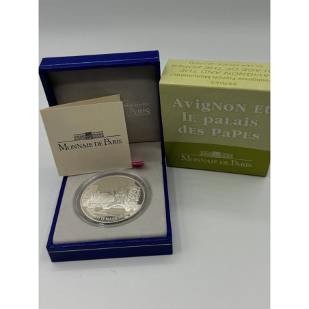 1,5 Euro 2004 - Avignon et Palais des papes - argent Belle Epreuve