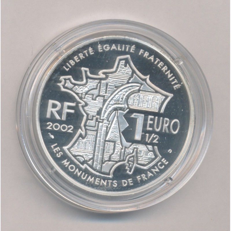 1,5 Euro 2002 - Mont St Michel - argent Belle Epreuve