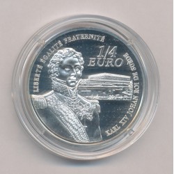1/4 Euro 2006 - J.B Bernadotte/Karl XIV Johan  - argent Brillant universel