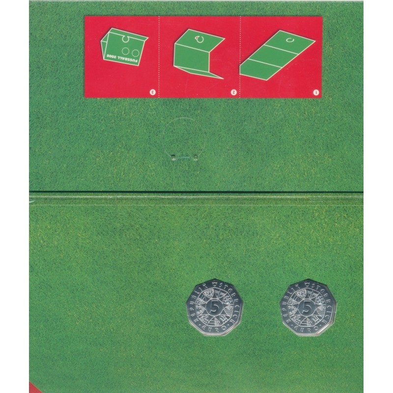 Autriche - 2 X 5 Euro 2008 - Fussball 2008 