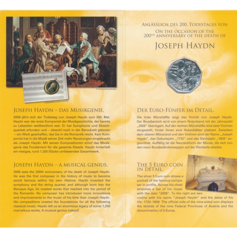 Autriche - Euro 2009 - Joseph Haydn