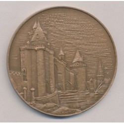 Médaille - Automobile club charente-maritime - La Rochelle - bronze 68mm - SUP