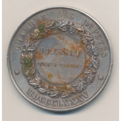 Médaille - Chambre des députés - 1885 Haute-vienne - argent 68g - TTB 2