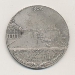 Médaille - Chambre de commerce Bordeaux - 1906 - argent 29,98g - 40mm - TTB+ 2