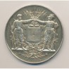 Médaille - Concours de tir - Agen 1888 - vermeil 88g - TB/TB+