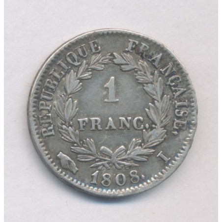 Napoléon empereur - 1 Franc - 1808 I Limoges - TB+