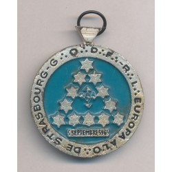 Médaille - Grand orient de France - Strasbourg - 5 septembre 1965 - TTB