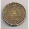 Médaille - John L Mc Lain - Grand maitre des maçons - Pennsylvanie 1976 - bronze 38mm - SPL
