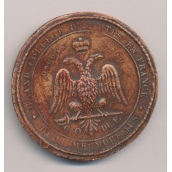 Reproduction sceau maçonnique - Grand collège des rites en Français - GODF - uniface 51mm - TTB