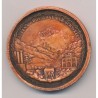 Reproduction sceau maçonnique - Grande loge Suisse Alpina - uniface 51mm - TTB