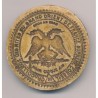 Reproduction sceau maçonnique - Grand collège des rites en Français - GODF - uniface 53mm - TTB