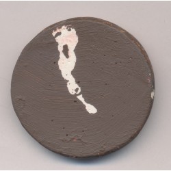 Reproduction sceau maçonnique - Loge de Strasbourg - Les frères réunis - GODF - uniface 38mm - TTB 2