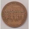 Médaille - Général De Gaulle - Libération de Paris 1944 - 1984 - bronze 76mm - SUP