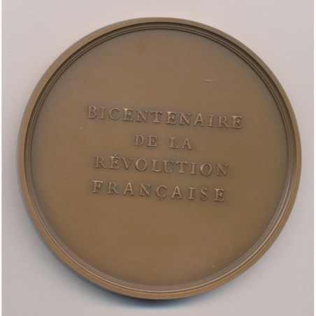 Médaille - Prise de la bastille - Bicentenaire de la révolution Française - bronze