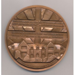 Médaille - Charles De Gaulle - Chef de la France Libre - 1976 - N°21/100 - Bronze 76,5mm - SUP 2