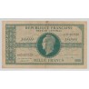 1000 Francs Marianne - 1945 - Série D - TTB