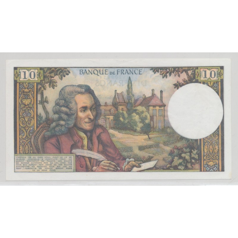 10 Francs Voltaire - 8.11.1973 - N.921 - SUP