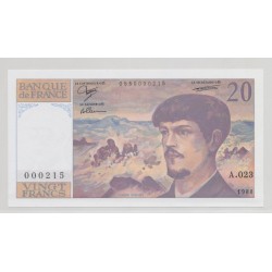20 Francs Debussy - 1988 - A.023 - Neuf