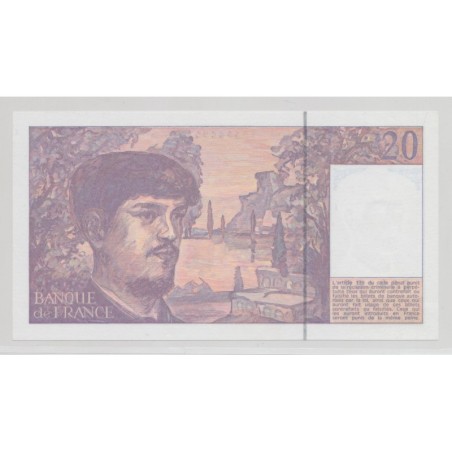20 Francs Debussy - 1988 - A.023 - Neuf