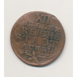 Allemagne - Aachen - 12 Heller - 1799 2