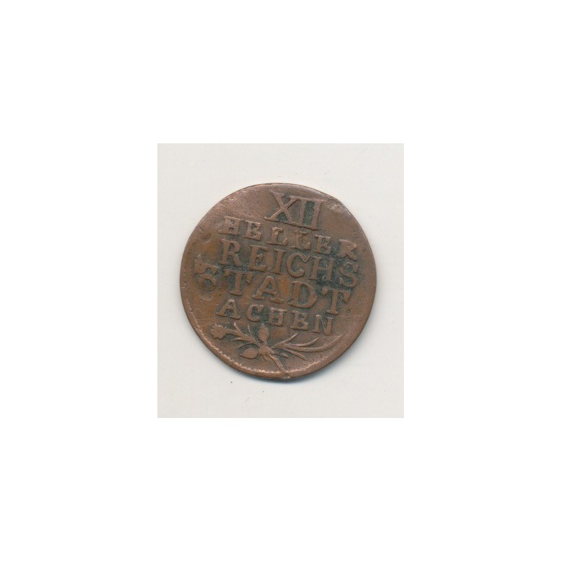 Allemagne - Aachen - 12 Heller - 1799