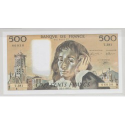 500 Francs Pascal - 2.01.1992 - T.381 - SPL