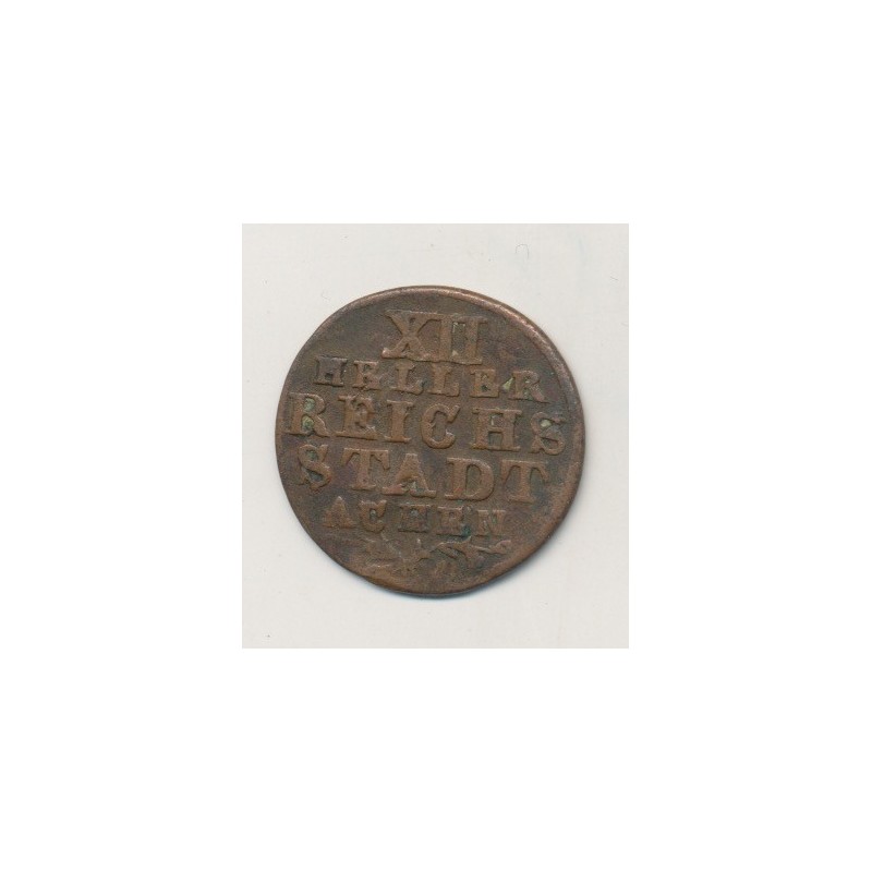 Allemagne - Aachen - 12 Heller - 1765