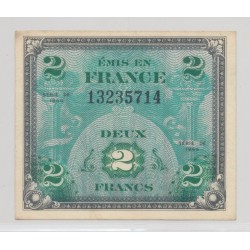 2 Francs Drapeau - 1944 - Sans série - SUP