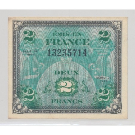 2 Francs Drapeau - 1944 - Sans série - SUP