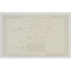 Assignat - 10 livres 1792 - Série 10 - TTB 2