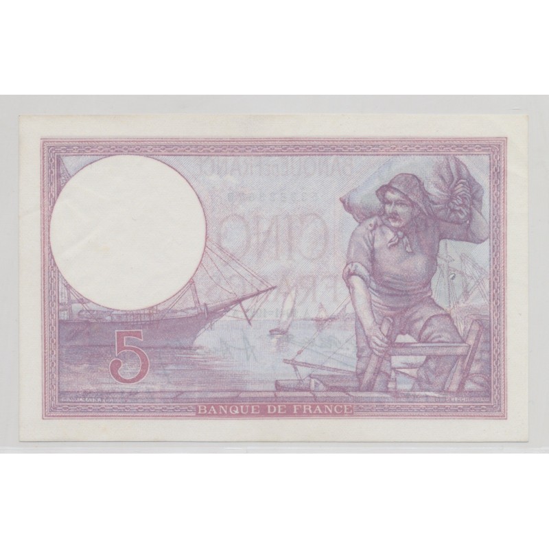 5 Francs Violet - 19.01.1925 - SUP