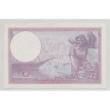 5 Francs Violet - 19.01.1925 - SUP