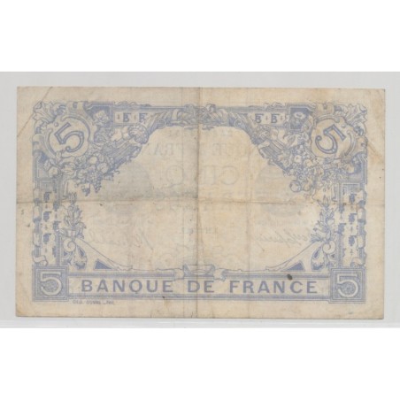 5 Francs Bleu - 21.01.1916 - TB+