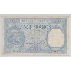 20 Francs Bayard - 14.10.1918 - TTB
