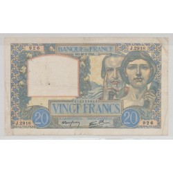 20 Francs Science et travail - 20.02.1941 - TB