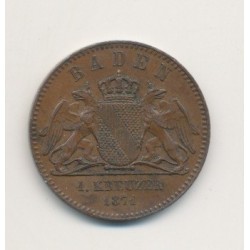 Allemagne - Baden - 1 Kreuzer - 1871 2