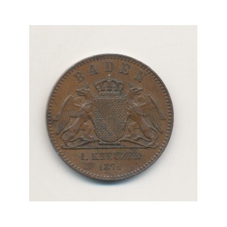 Allemagne - Baden - 1 Kreuzer - 1871